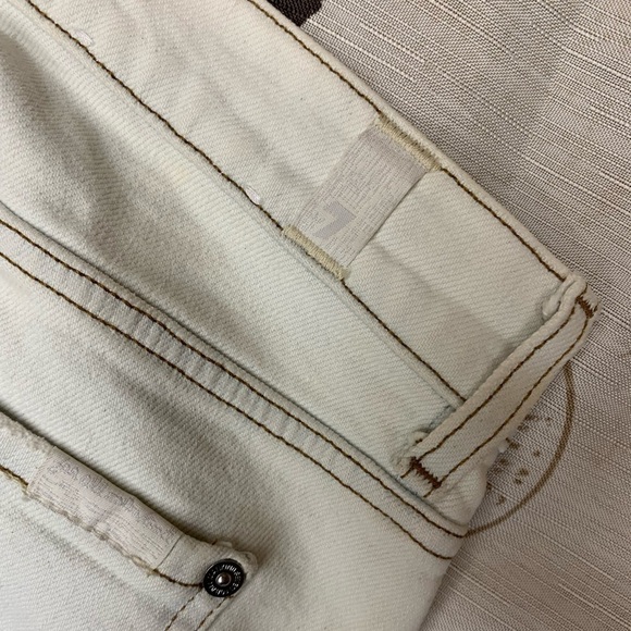 7 for all mankind two tone high waist josefina denim jeans - Picture 4 of 8